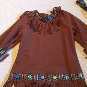 Indian dress costume for girls with headband